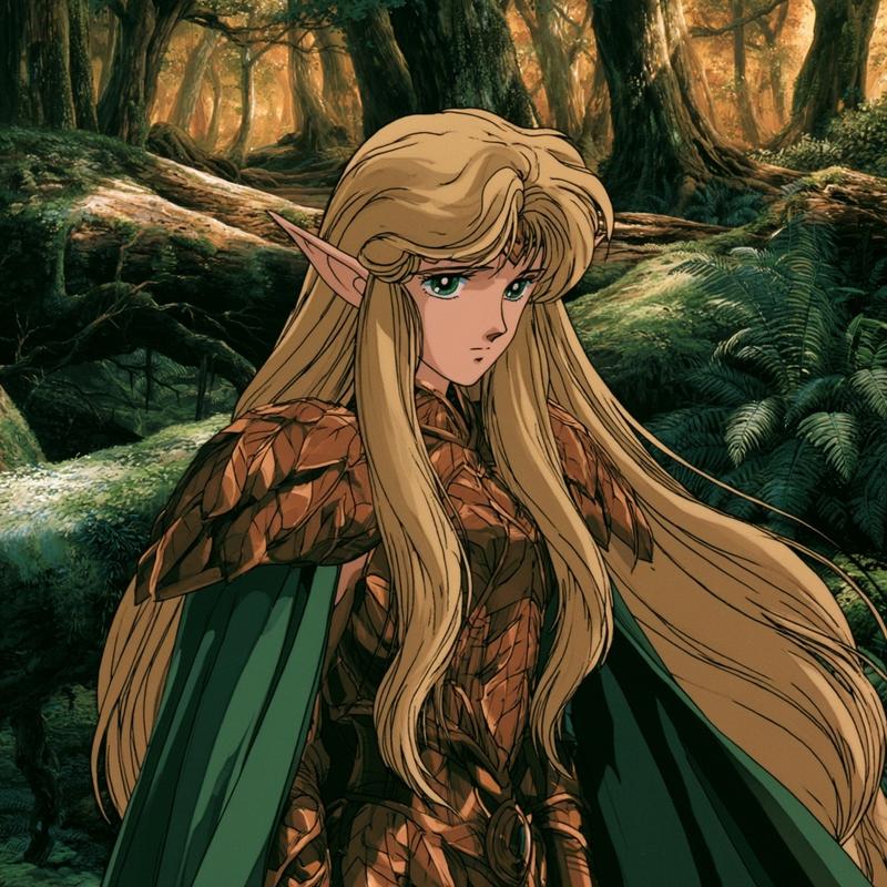 best quality masterpiece 1990s dark fantasy anime style Record...