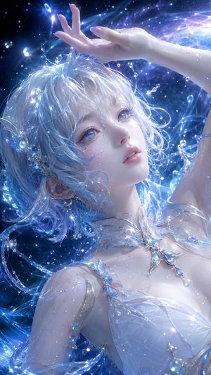 3D CG 东方月亮女神