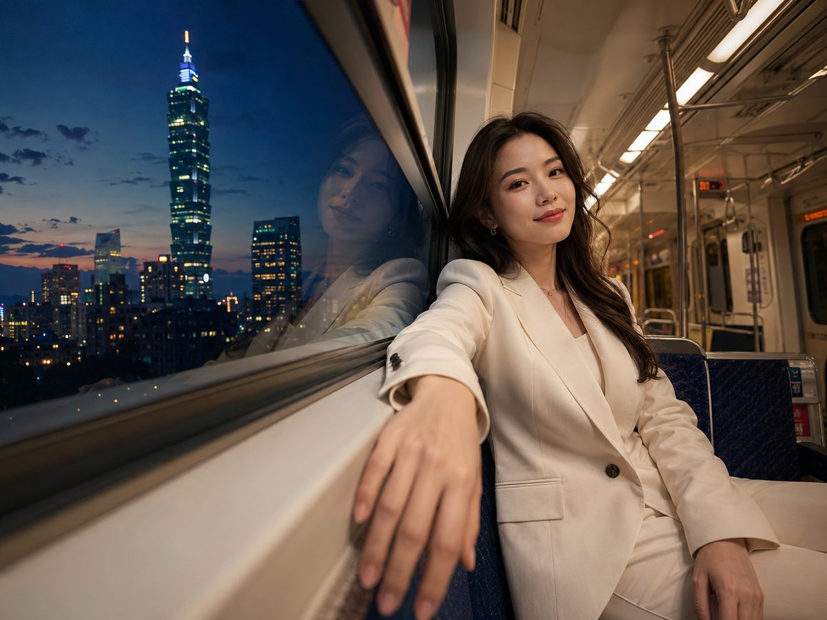 Taipei MRT Night Portrait
