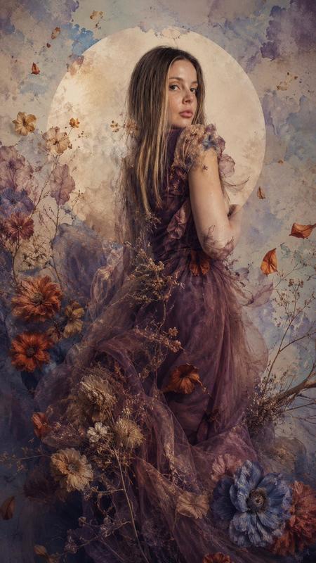 Moonlit Double Exposure Fashion