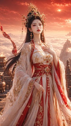 中国古代女神肖像