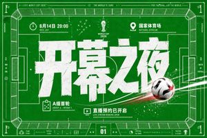 世界杯开幕之夜海报