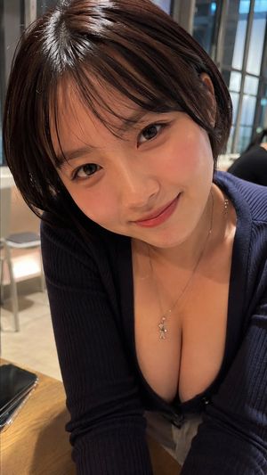 写实咖啡馆人像
