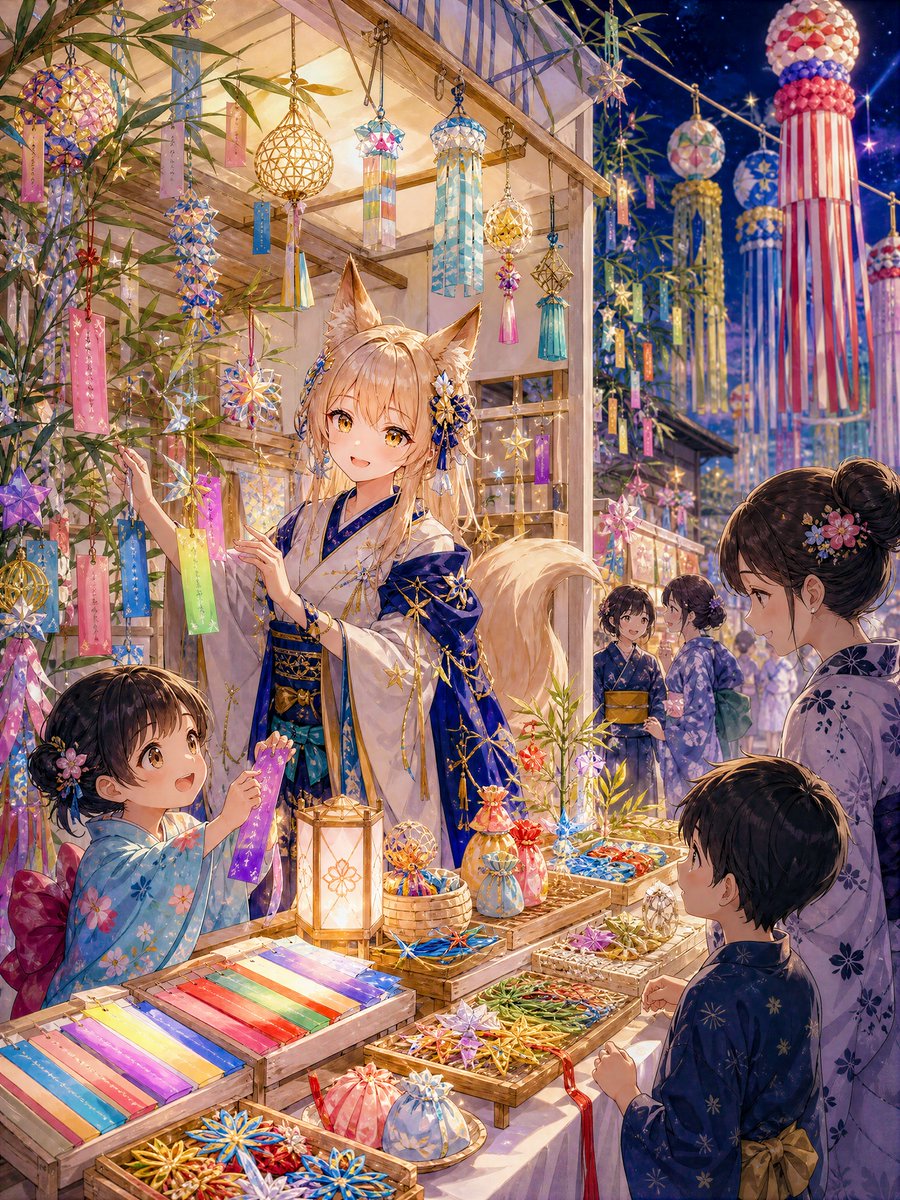 狐妖工匠的七夕摊位