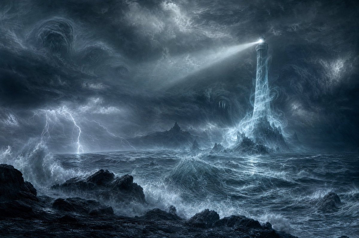 Ghost Lighthouse Storm