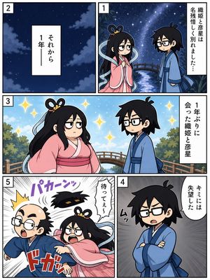 七夕重逢漫画页面