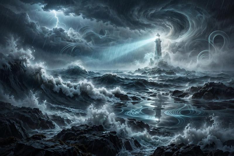 Ghost Lighthouse Storm