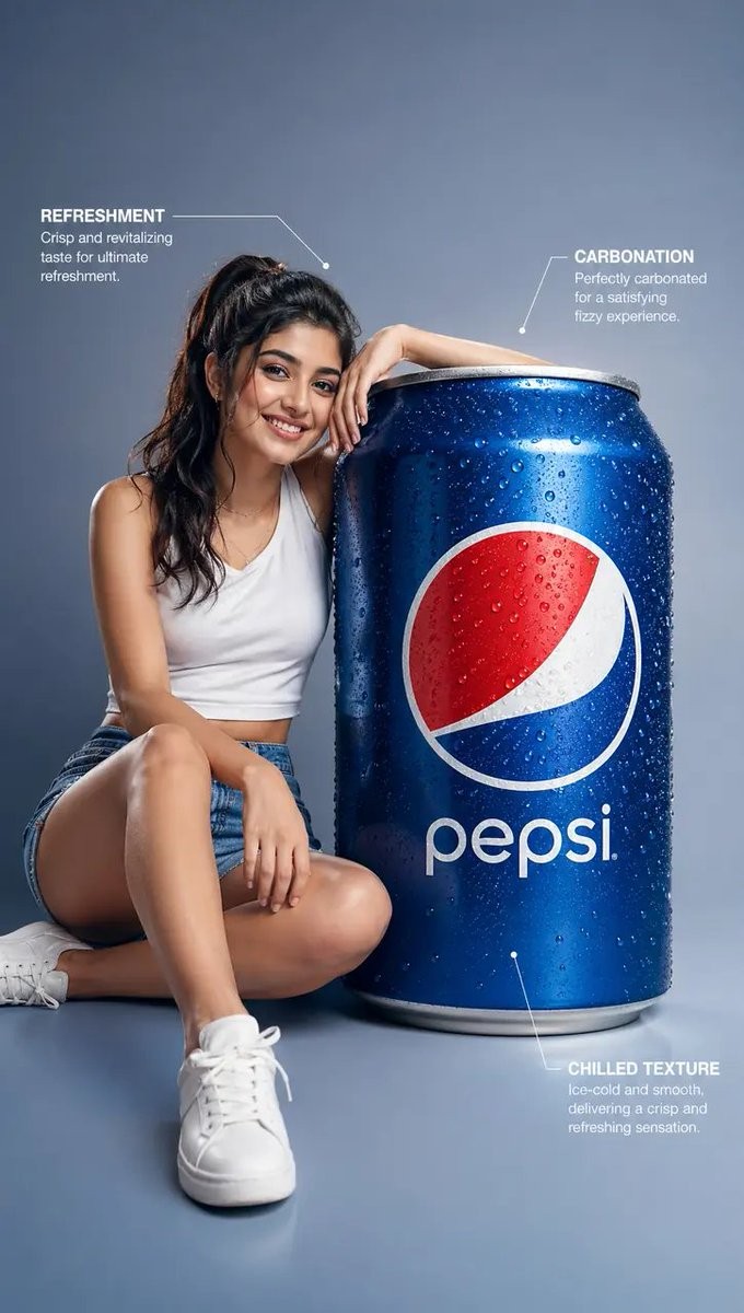 Giant Soda Can Infographic Ad