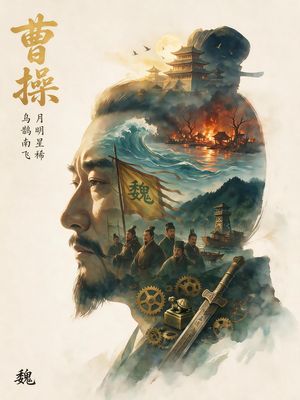 史诗级曹操剪影海报