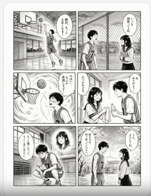 六格篮球浪漫漫画
