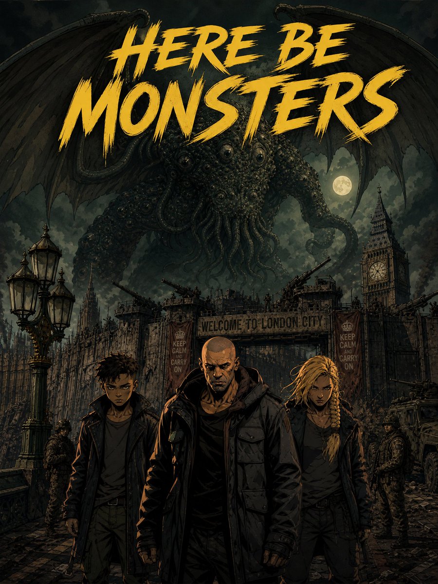 Here Be Monsters 伦敦海报