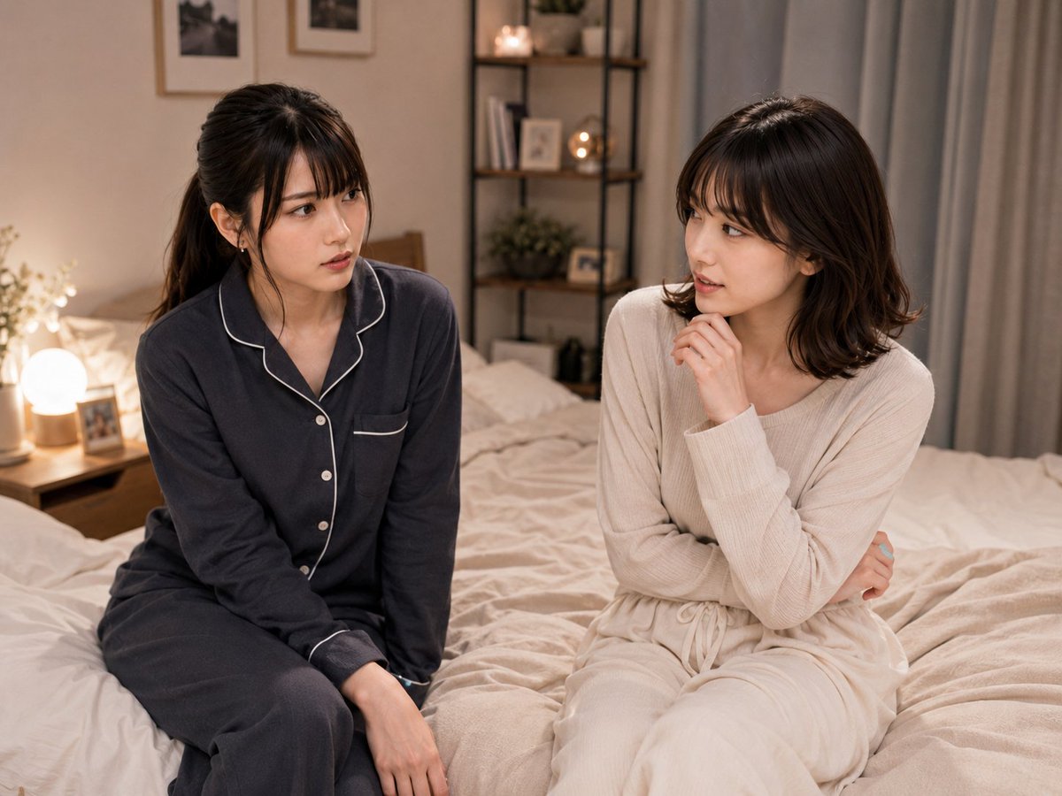 舒适家居服卧室交谈