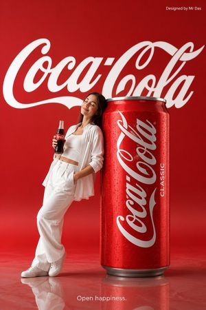 极简主义 Coca Cola 广告