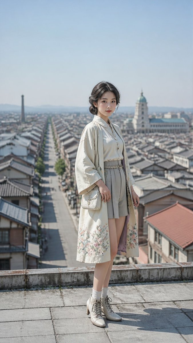 Meiji Spring Romance Portrait