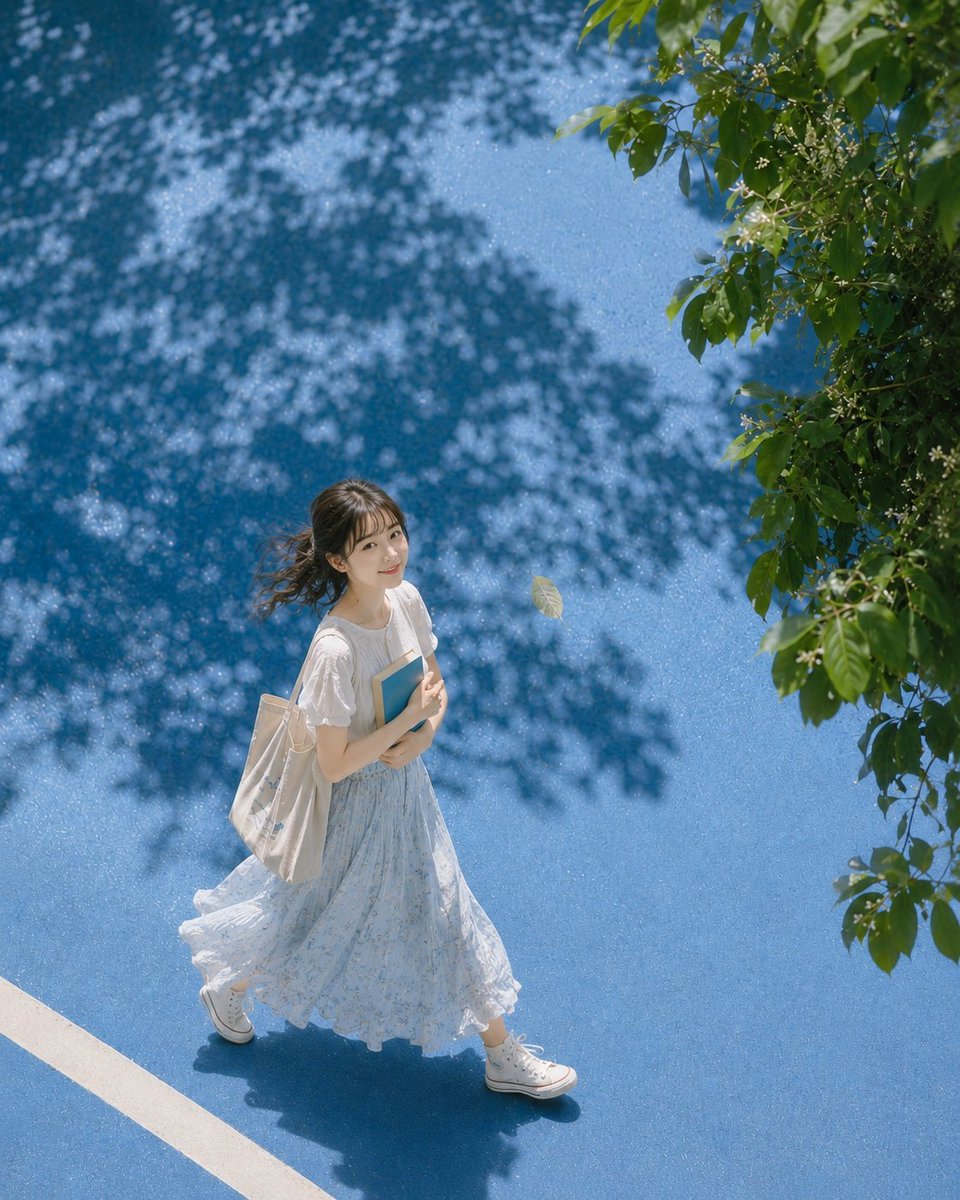 Blue Street Summer Walk