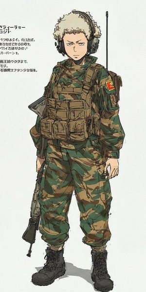 动漫战术士兵服装设计