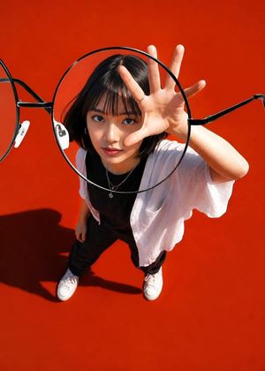 高级时尚眼镜广告