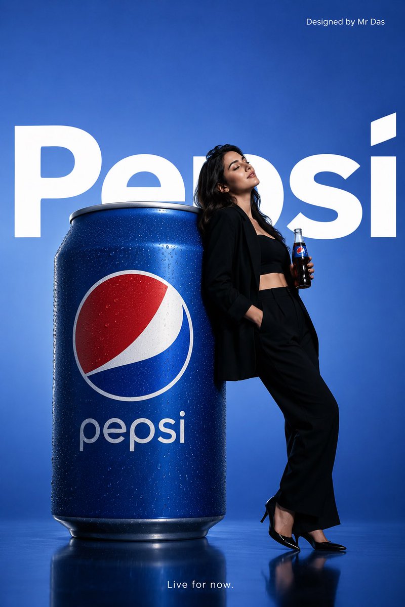 极简主义 Pepsi 商业广告