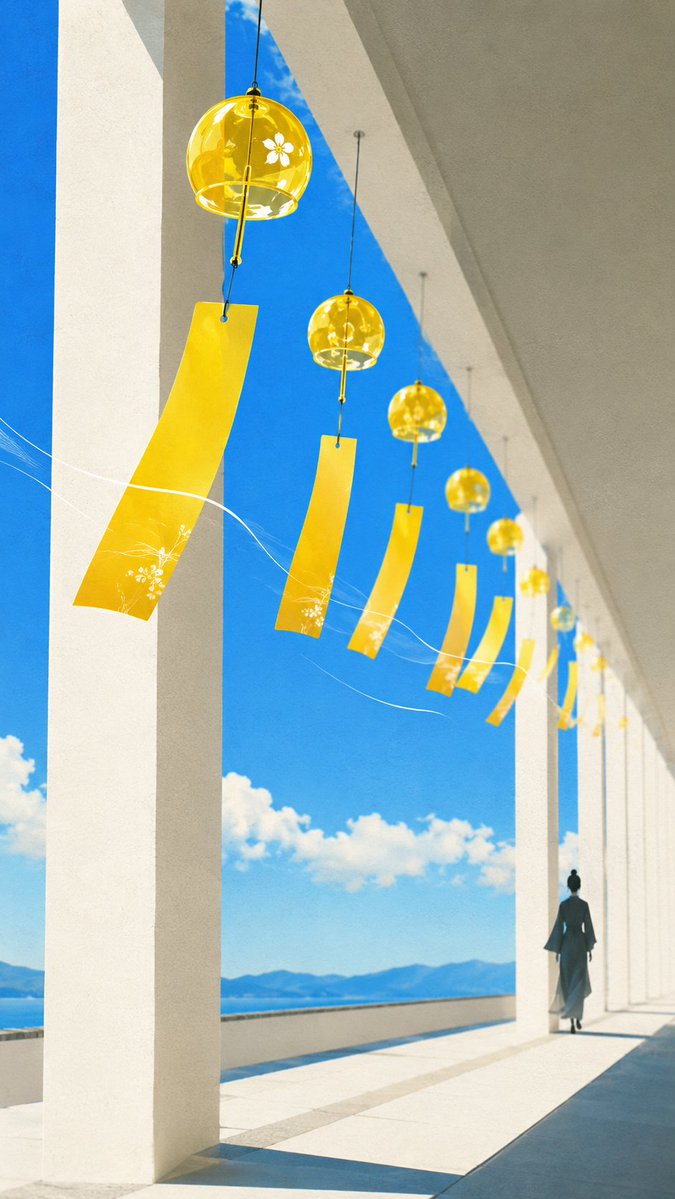 Summer Wind Chime Corridor