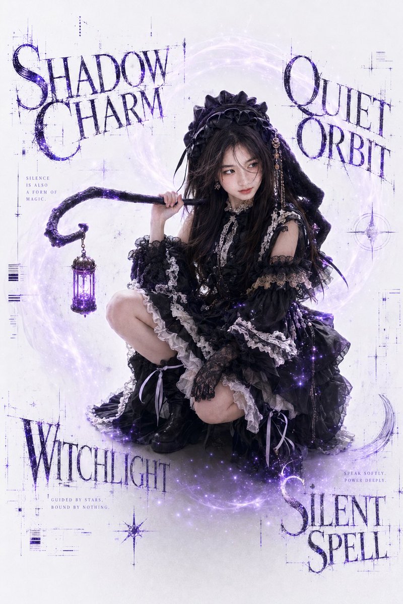 提示词:
上传参考人像,将人物替换为参考图中的女生,保留原图的魔法少女姿势、构图、镜头角度和白色棚拍背景