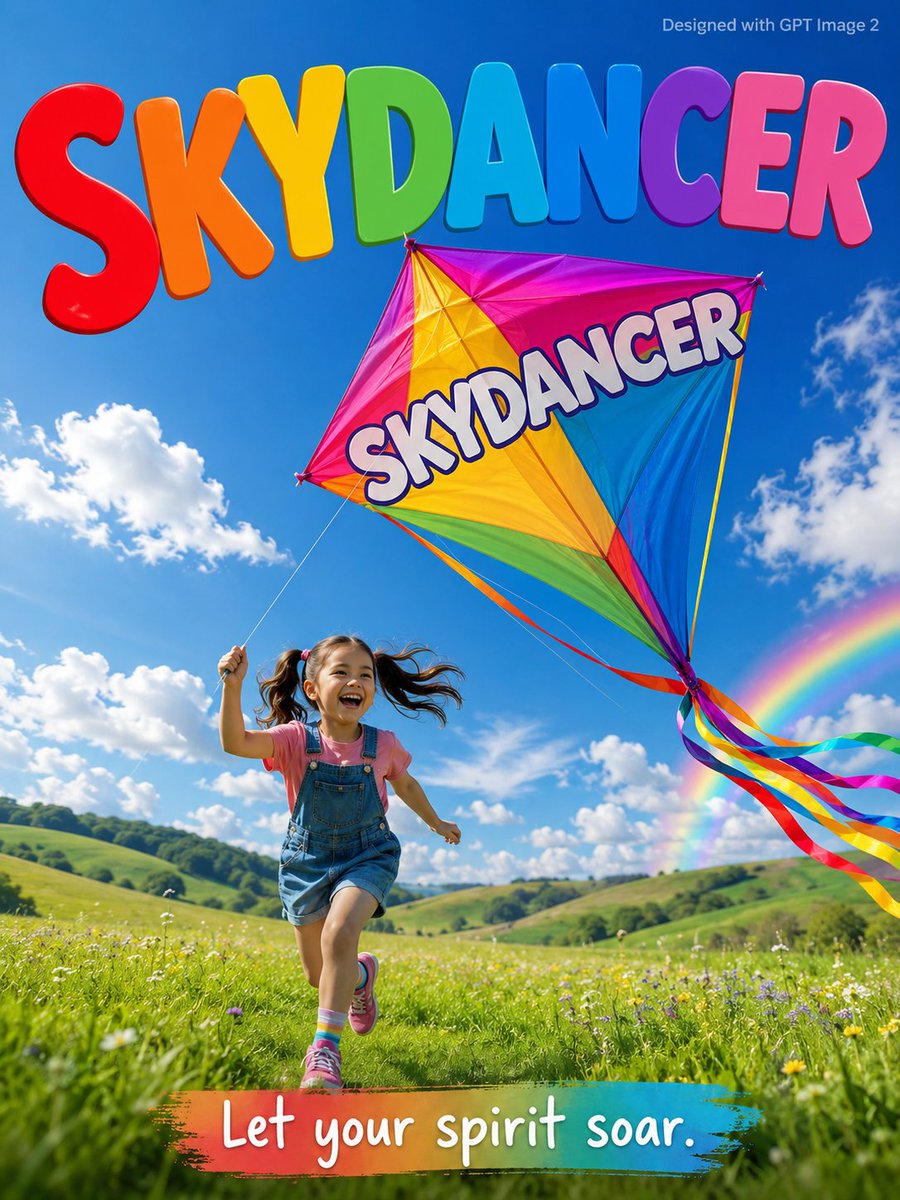Skydancer 风筝广告海报