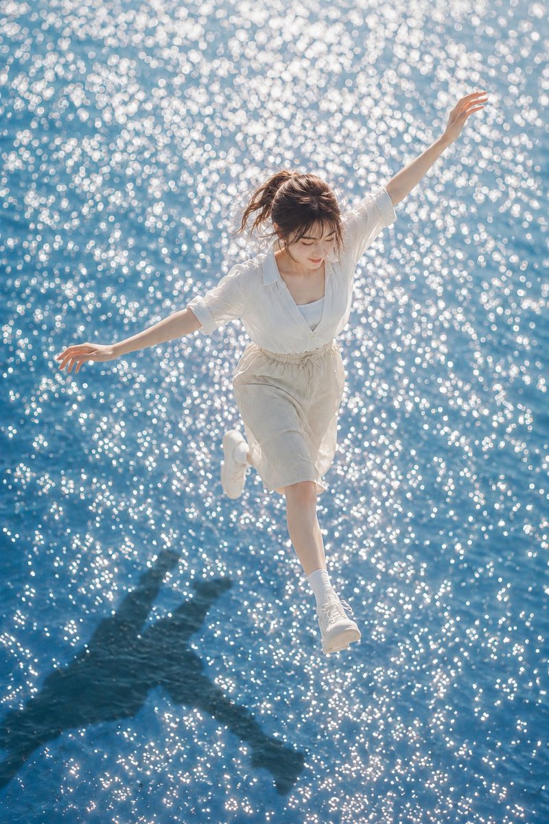 Summer Steps Across Sparkling Water
