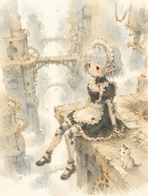 怀旧日式儿童插画风格