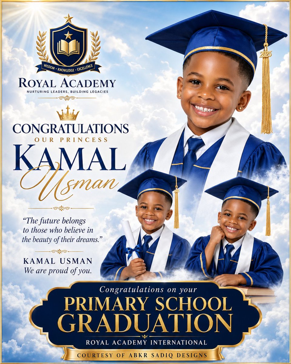 Royal Primary Graduation Poster