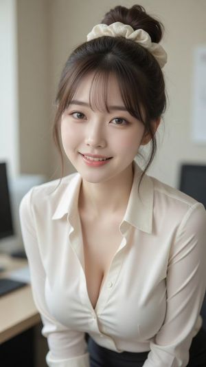 柔和办公肖像