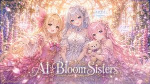 AI Bloom Sisters 动漫主视觉图