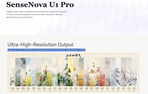 SenseNova U1 Pro 功能页面