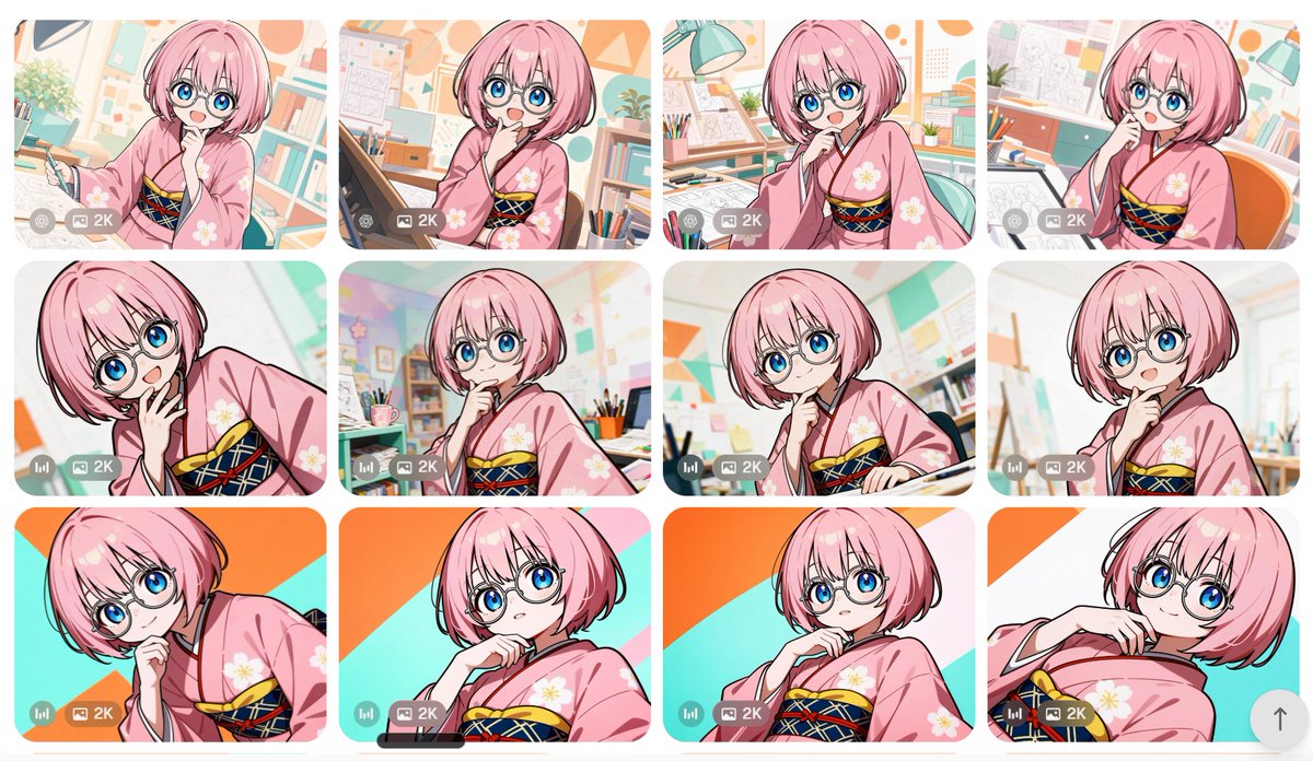 动漫少女生成网格