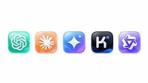 光泽感 AI Logo 重设计展示行