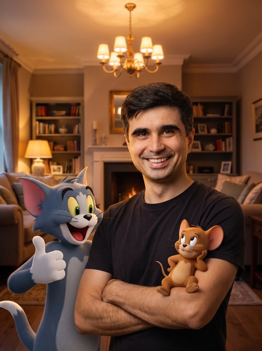 Live-Action Cartoon Portrait