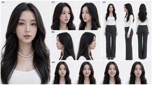 照片级写实女性角色参考图