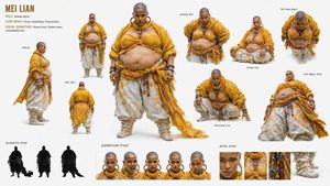 少林僧人角色设定集