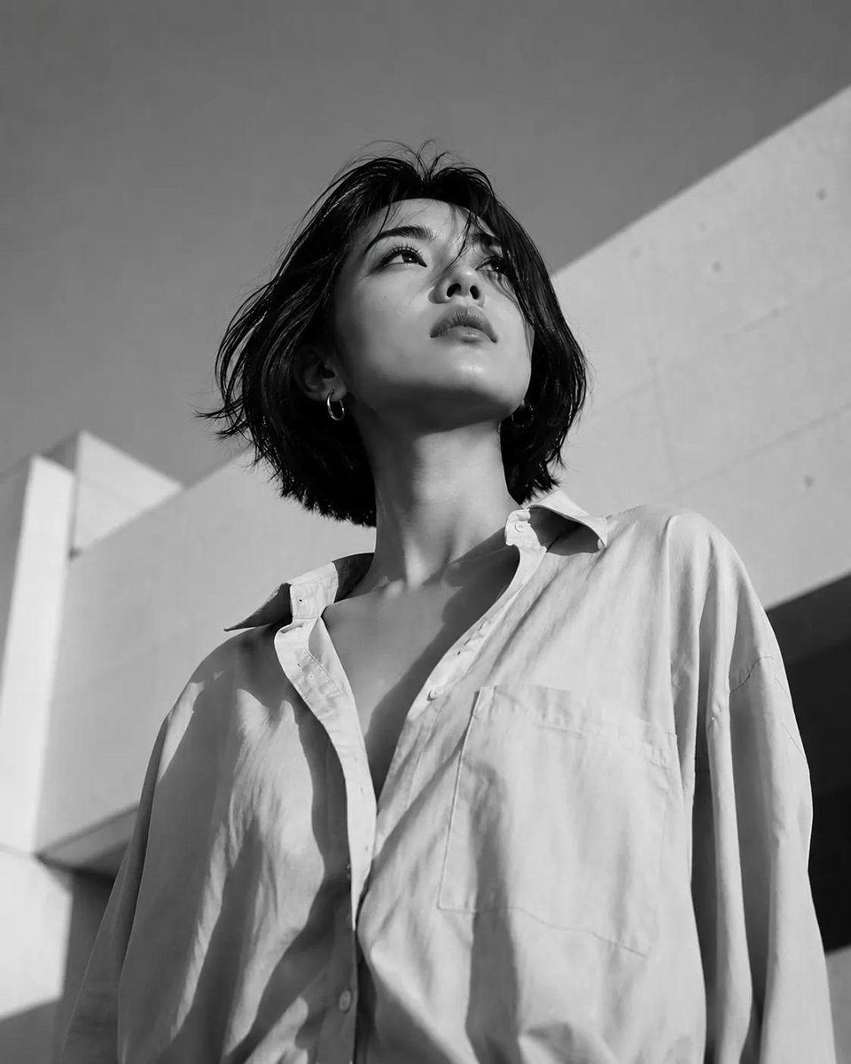 低角度时尚 Lookbook 风格