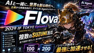 赛博朋克 Flova AI Agent 海报