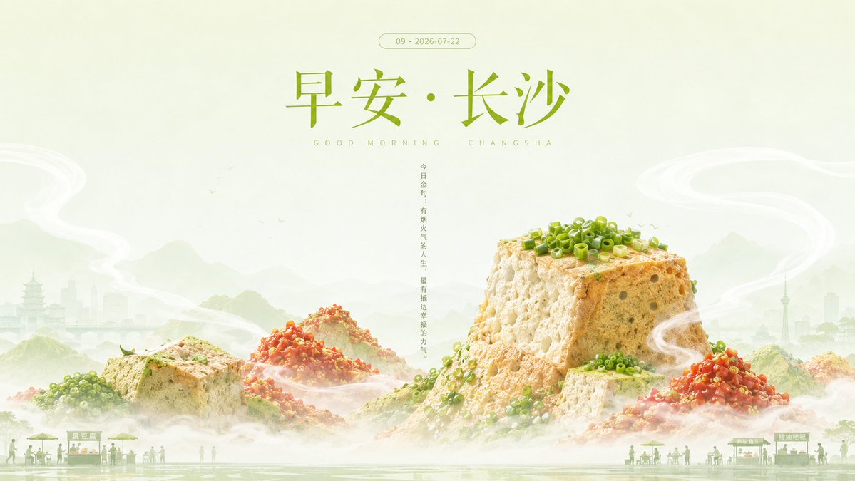 早安长沙美食景观