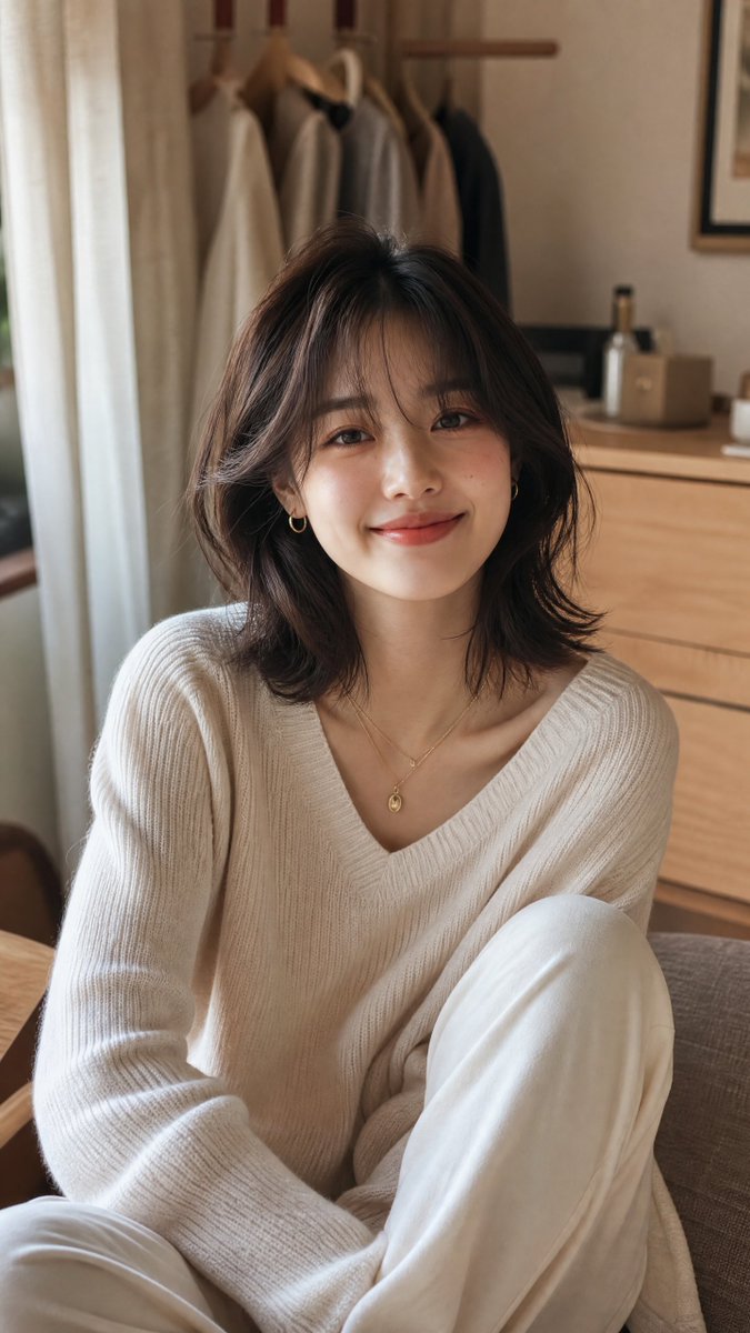 舒适极简风韩国女性肖像