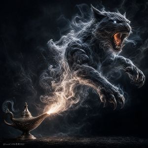 暗黑幻想烟雾怪兽变身