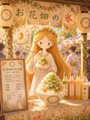 日本祭典刨冰摊位