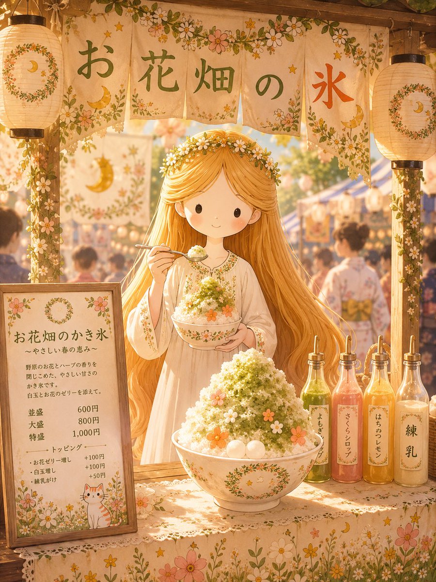 日本祭典刨冰摊位