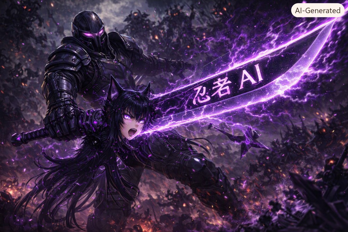 Violet Cyber-Ninja Battle