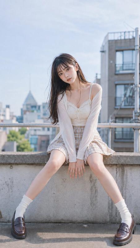Summer Rooftop Candid