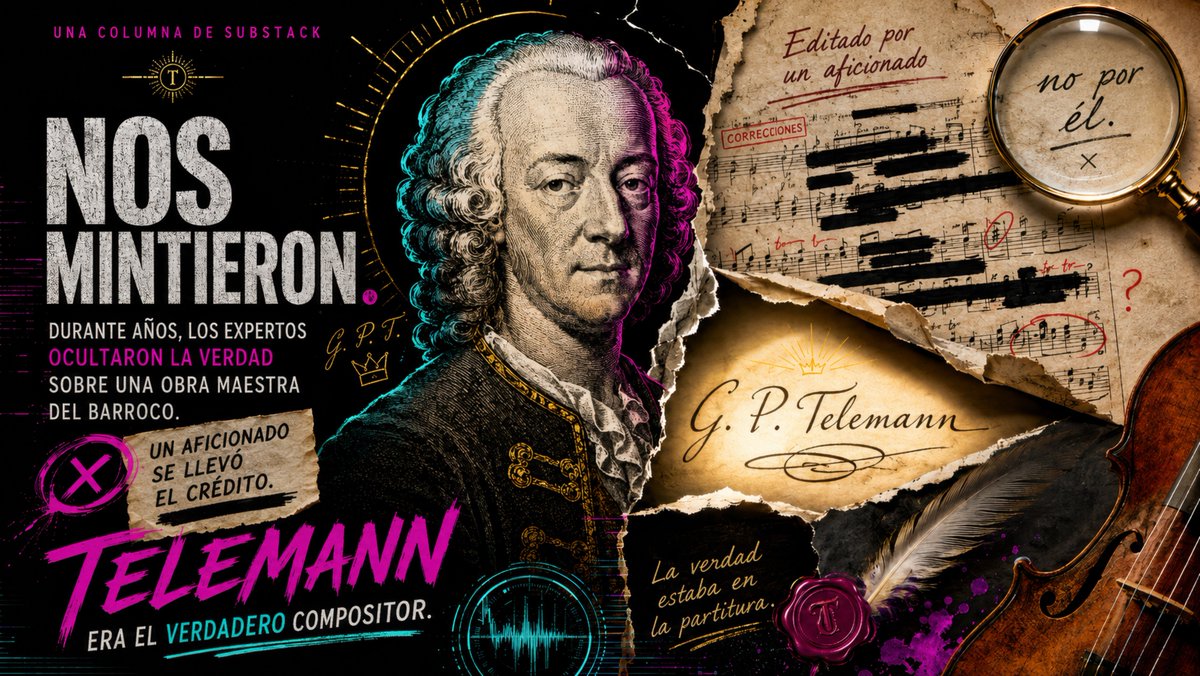Telemann 巴洛克丑闻海报