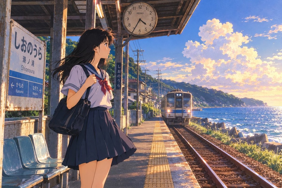 Nostalgic Japanese Anime Scenes