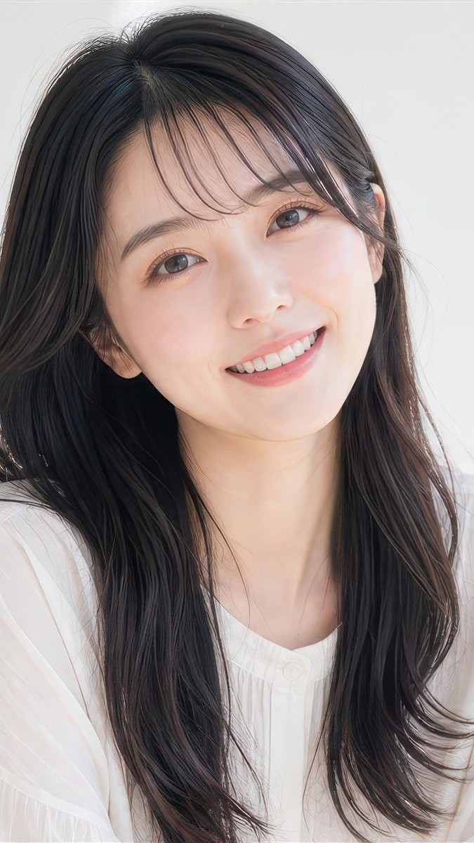 High-Key Japanese Beauty Portrait