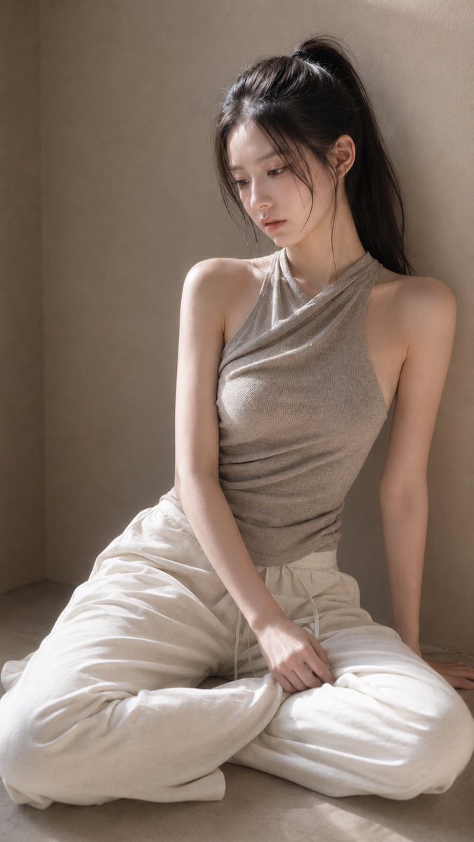 极简日式美学人像