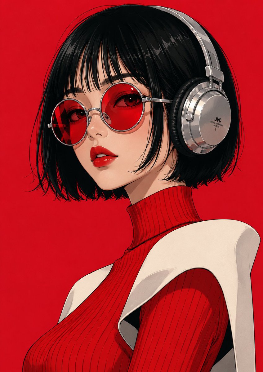 复古波普艺术动漫插画